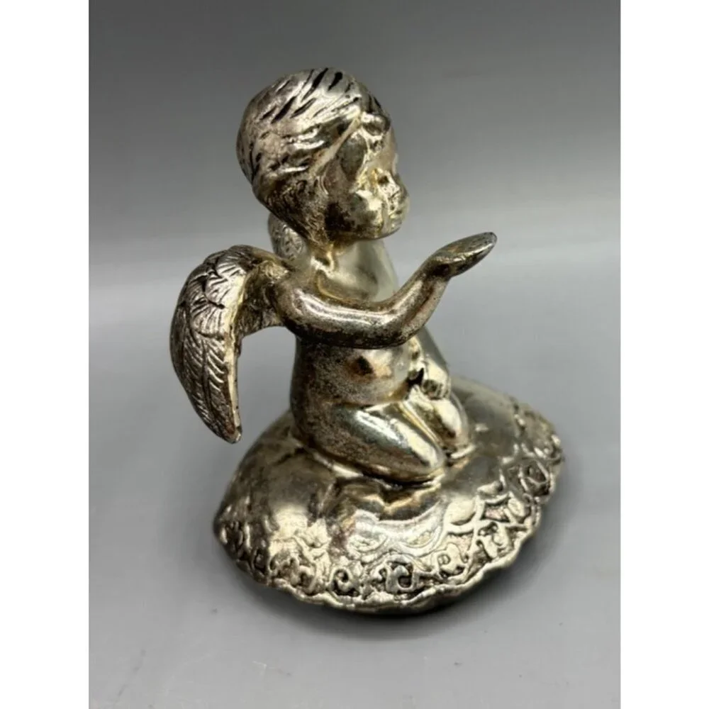 Silver Angel Figurine Home Accent